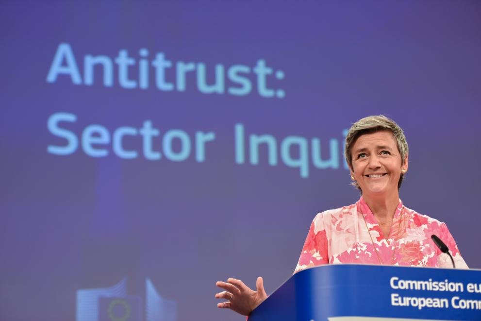 Press conference of Margrethe Vestager, Executive Vice-President of the European Commission on the launch of a sector inquiry into the consumer Internet of Things (IoT)