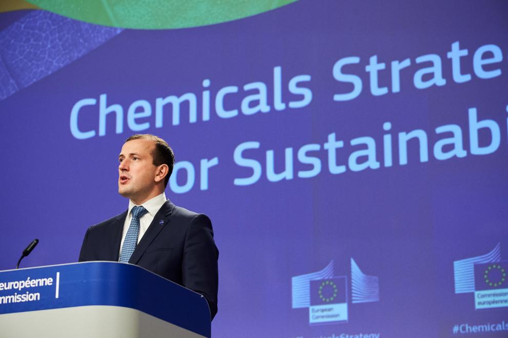 Read-out of the College meeting by Frans Timmermans, Executive Vice-President of the European Commission, and Virginijus Sinkevičius, European Commissioner, on the EU Chemicals Strategy for Sustainability