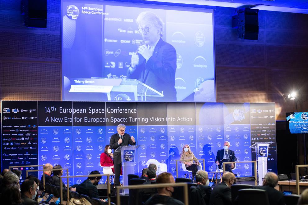 Participation of Josep Borrell Fontelles, Vice-President of the European Commission, and Thierry Breton, European Commissioner, in the 14th European Space conference