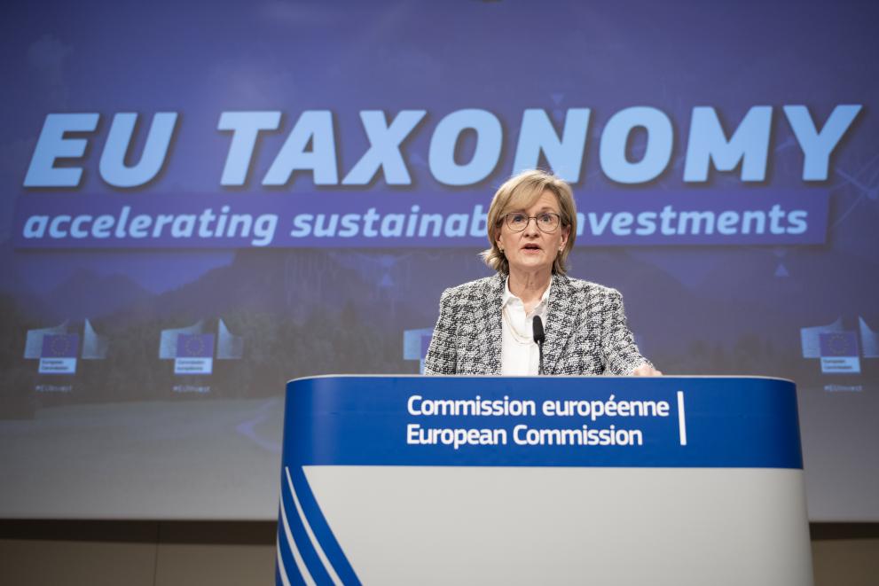 Read-out of the weekly meeting of the von der Leyen Commission by Mairead McGuinness, European Commissioner, on taxonomy