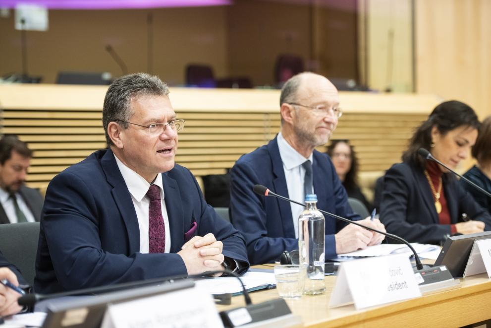 Participation of Maroš Šefčovič, Vice-President of the European Commission, in the  1st Steering Board meeting of the EU Energy Platform