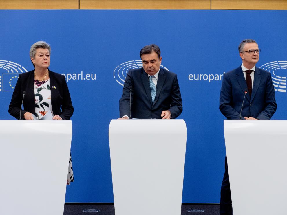 Read-out of the weekly meeting of the von der Leyen Commission by Margaritis Schinas, Vice-President of the European Commission, and Ylva Johansson, European Commissioner, on European integrated border management and mutual recognition of return decisions