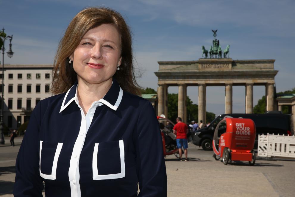 Visit of Vĕra Jourová, Vice-President of the European Commission, to Germany