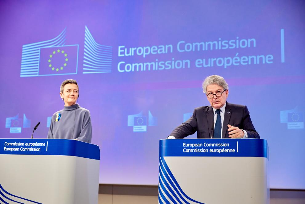 Read-out of the weekly meeting of the von der Leyen Commission by Margrethe Vestager, Josep Borrell Fontelles, Vice-President, and Thierry Breton, on the European Defence Industrial Strategy and the European Defence Industry Programme