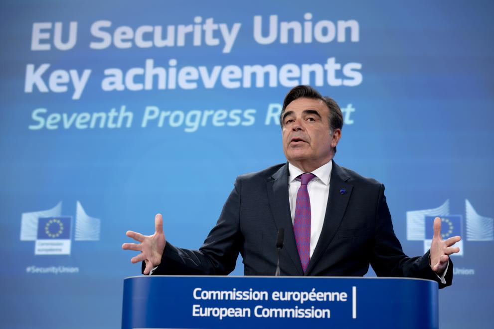 Read-out of the weekly meeting of the von der Leyen Commission by Margaritis Schinas, Vice-President of the European Commission, on the 7th Progress Report on the implementation of the EU Security Union Strategy