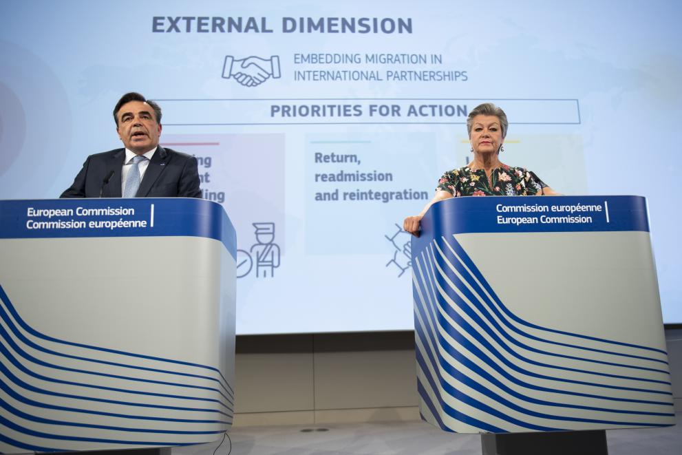 Read-out of the weekly meeting of the von der Leyen Commission by Margaritis Schinas, Vice-President of the European Commission, and Ylva Johansson, European Commissioner, on the Common Implementation Plan for the Pact on Migration and Asylum