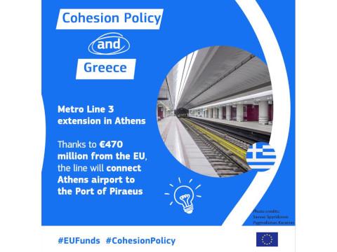 Πάνω από 10 εκατ. ευρώ από το Ταμείο Συνοχής για τον εκσυγχρονισμό του ηλεκτρικού σιδηροδρόμου στο πλαίσιο του πρώτου έργου κυκλικής οικονομίας στην Αθήνα
