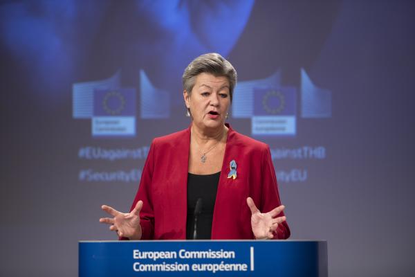 Press conference by Ylva Johansson, European Commissioner, and Diane Schmitt, EU Anti-Trafficking Coordinator, on fighting human trafficking, on a proposal for stronger rules to fight trafficking in human beings