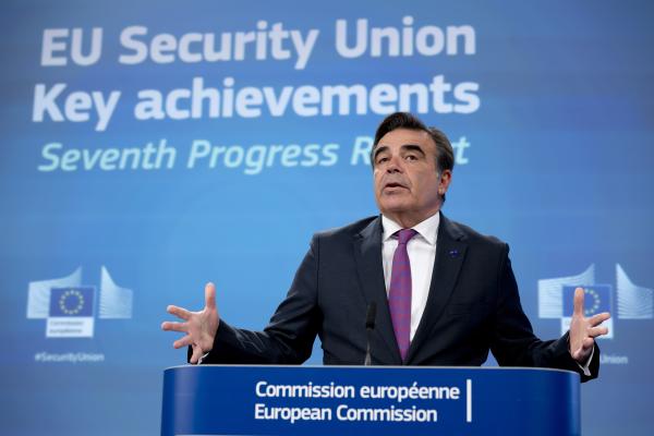 Read-out of the weekly meeting of the von der Leyen Commission by Margaritis Schinas, Vice-President of the European Commission, on the 7th Progress Report on the implementation of the EU Security Union Strategy